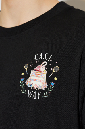 Casablanca T-shirt with colorful print