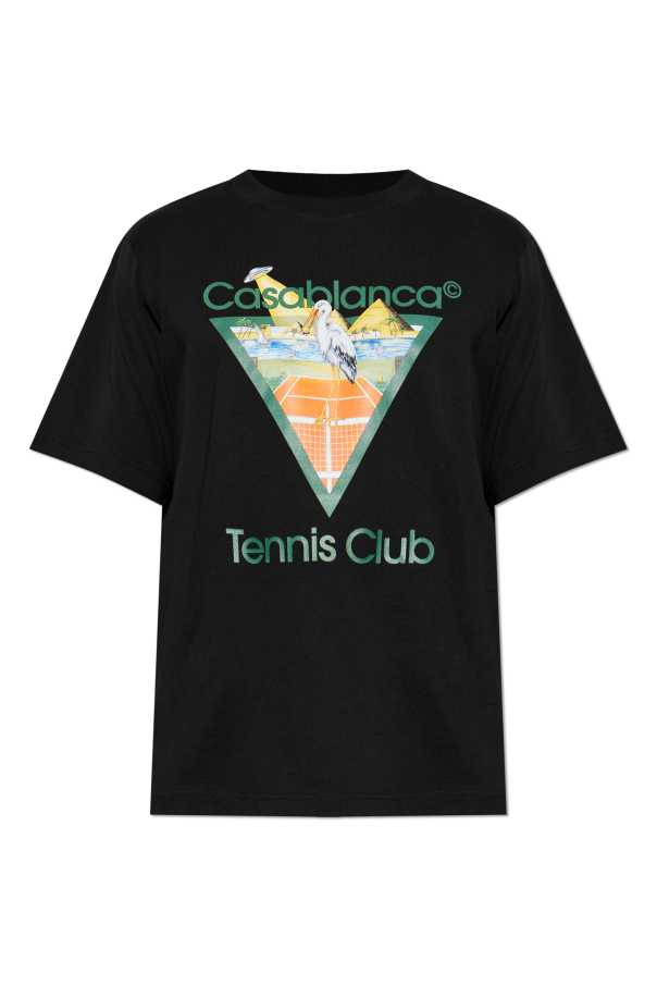 T-shirt with colorful print od Casablanca