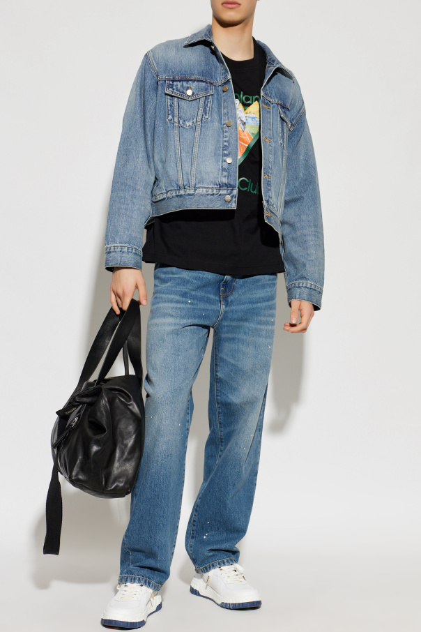 Casablanca T-shirt with colorful print