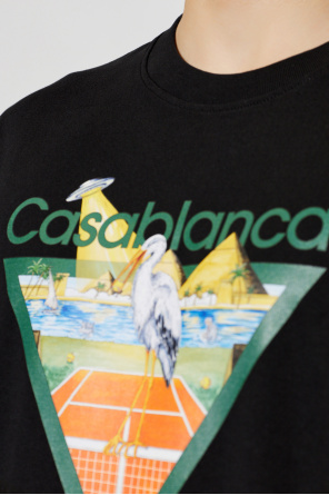 Casablanca T-shirt with colorful print
