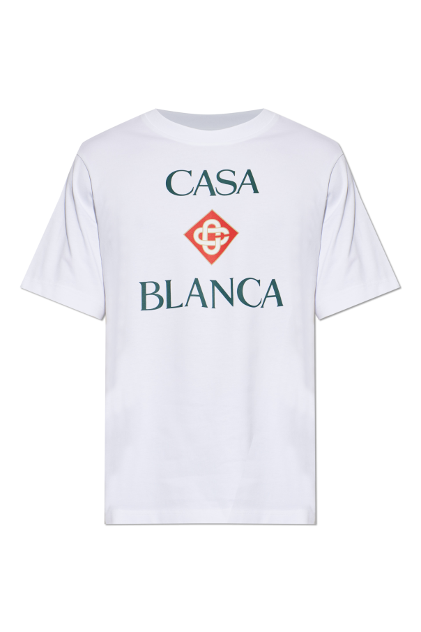 T-shirt with printed logo od Casablanca