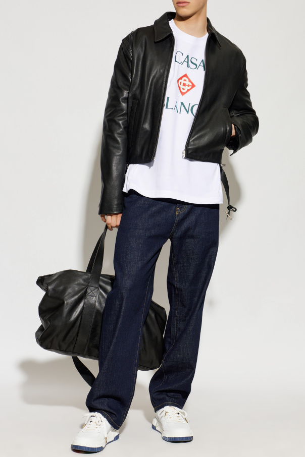 Casablanca T-shirt with printed logo