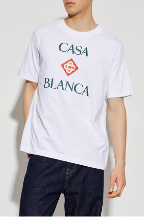 Casablanca T-shirt with printed logo