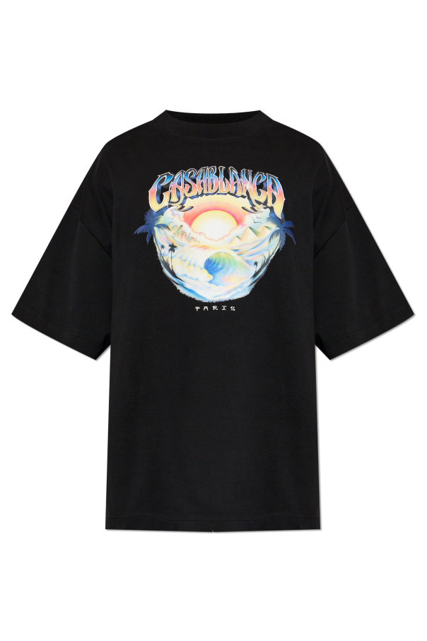 T-shirt with colorful print od Casablanca