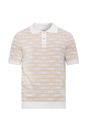 Polo de lana con monograma
