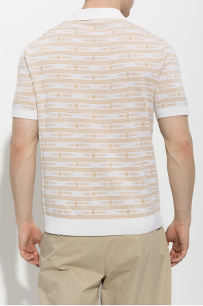 Casablanca Wool polo with monogram