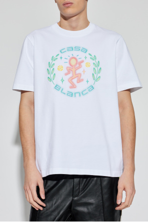 Casablanca T-shirt with logo