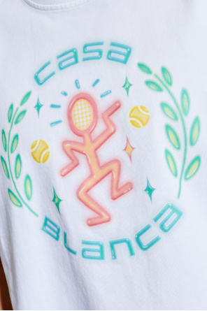 Casablanca T-shirt with logo