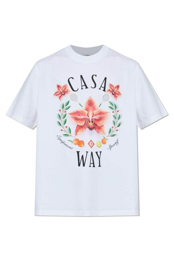 T-shirt with logo od Casablanca