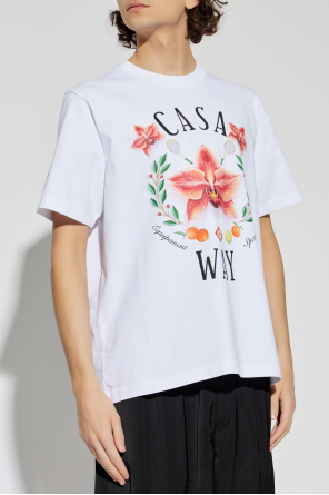 Casablanca T-shirt with logo