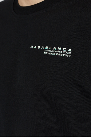 Casablanca T-Shirt mit Logo
