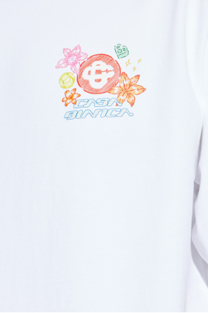Casablanca T-shirt z logo