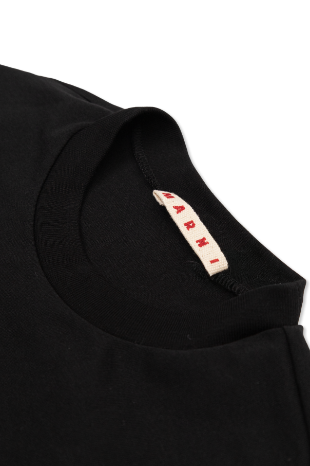 Marni Kids T-shirt com logótipo