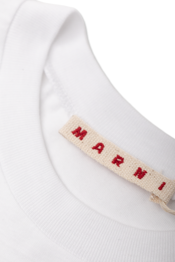 Marni Kids Camiseta con logo estampado