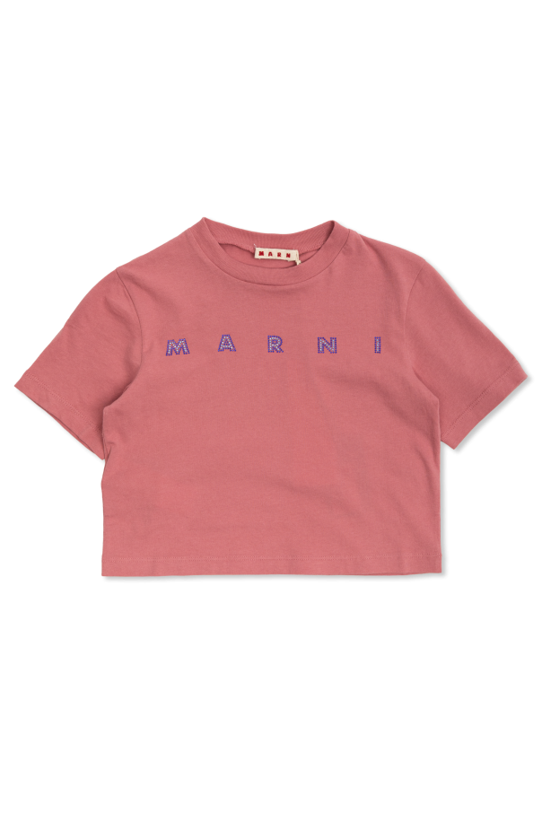 T-shirt with logo od Marni Kids