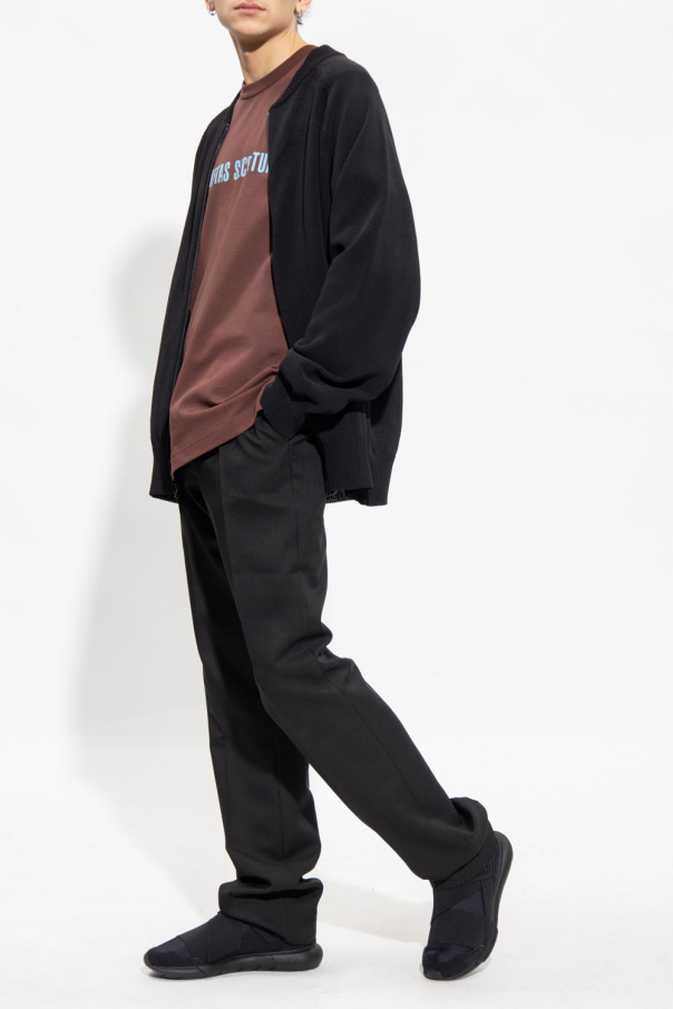 Helmut Lang men clothing accessories storage footwear-accessories T hem shirts