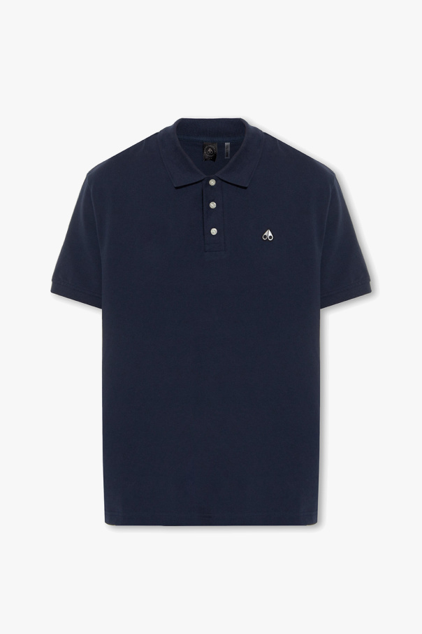 Moose Knuckles Ralph polo shirt with logo