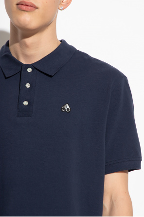 Moose Knuckles Polo shirt with logo