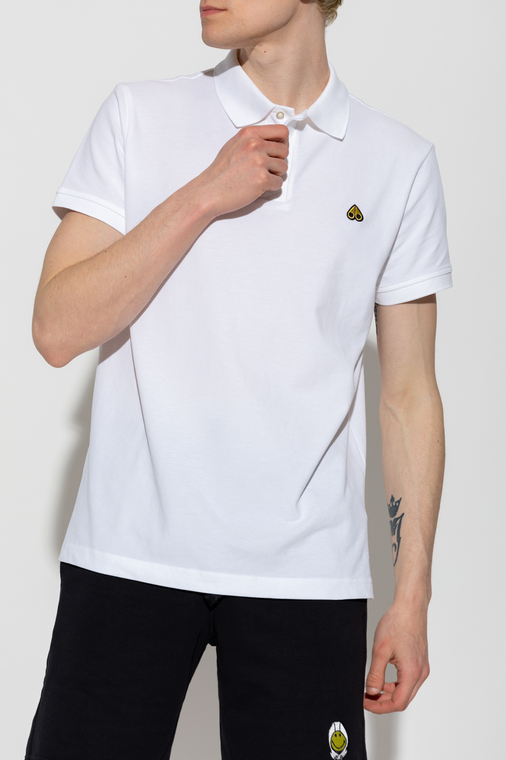 Moose Knuckles Polo shirt with logo