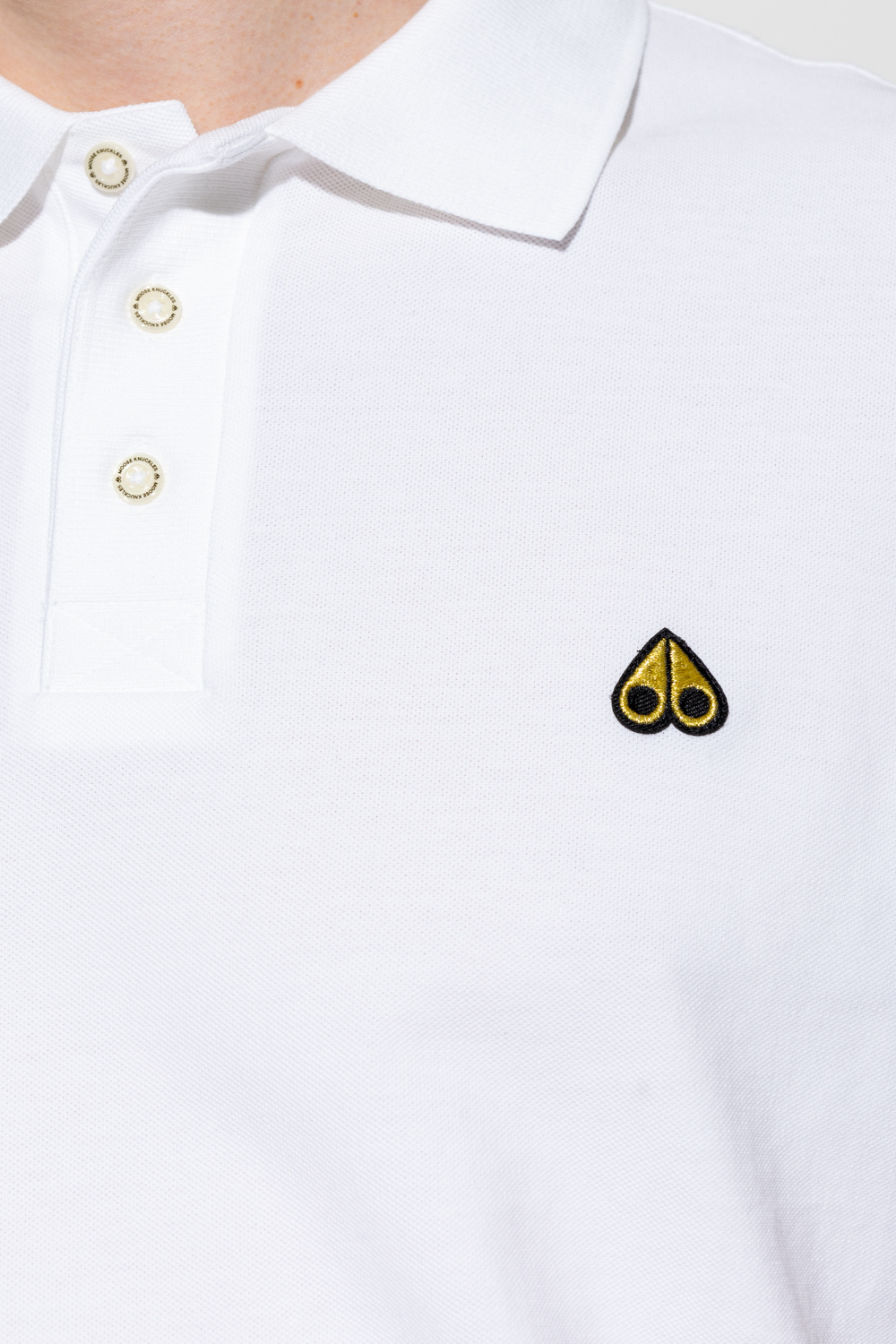 Moose Knuckles Polo shirt with logo