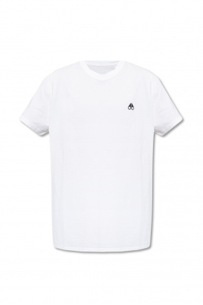T-shirt z logo ‘satelite’ od Moose Knuckles