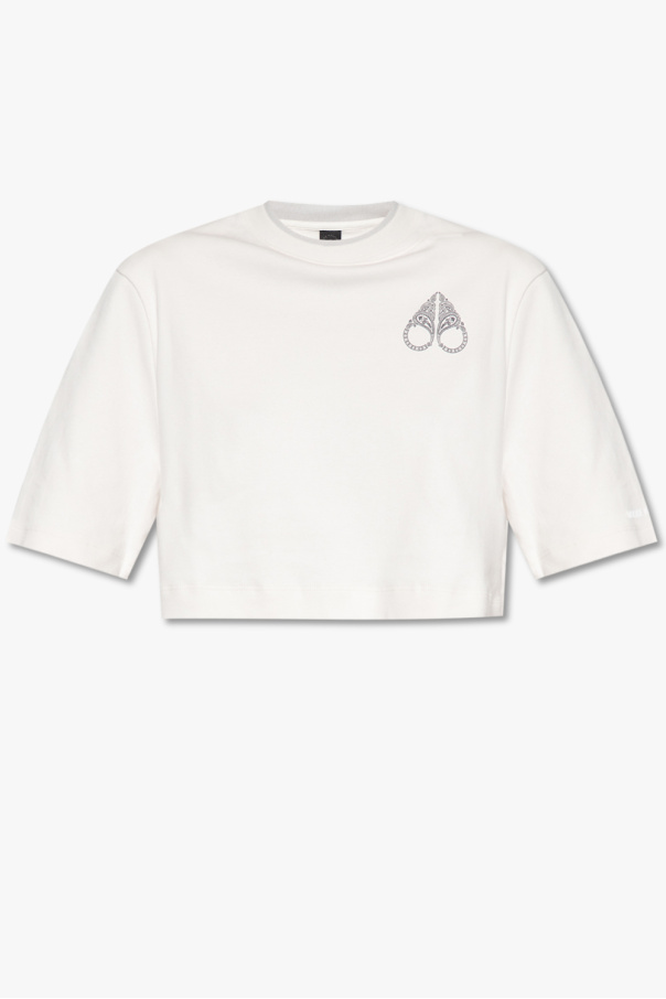 Moose Knuckles chain print long-sleeve T-shirt