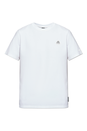T-shirt mit applikation in form des logos od Moose Knuckles