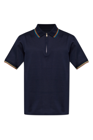 T-shirt z kołnierzem od Paul Smith