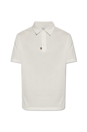 short-sleeve slim-fit polo shirt Nero