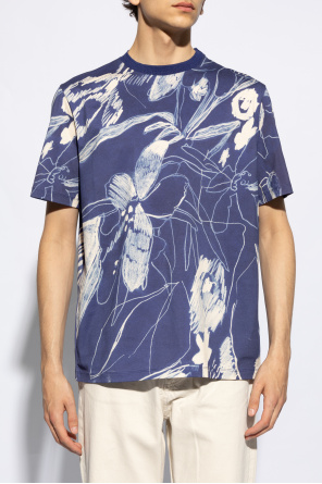 Paul Smith T-shirt z motywem kwiatowym