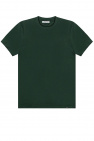 blurred logo print T-shirt