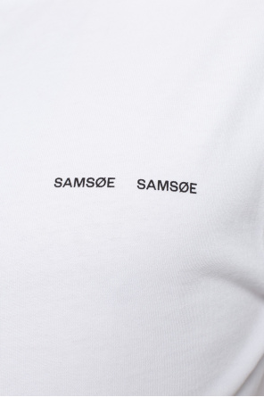 Samsøe Samsøe Regular Fit Organically Grown Linen Stripe Shirt