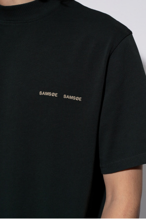 Samsøe Samsøe tagliatore linen polo shirt item