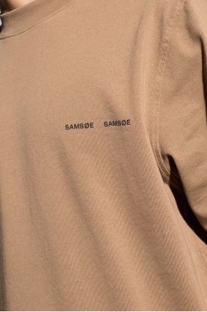 Samsøe Samsøe Kids White T-shirt With Fluorescent Fair-isle Thunderbolt Print