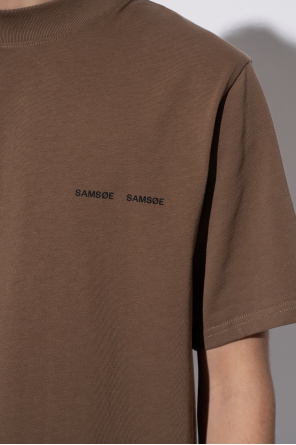 Samsøe Samsøe T-shirt z bawełny GOTS