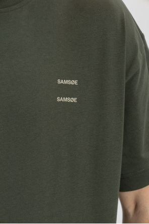 Samsøe Samsøe T-shirt z logo ‘Joel’