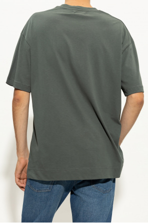 Samsøe Samsøe ‘Joel’ T-shirt batikfarvet with logo