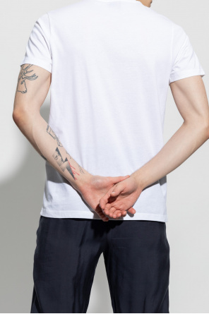 Erdem ruffle-collar cotton shirt Weiß Printed T-shirt