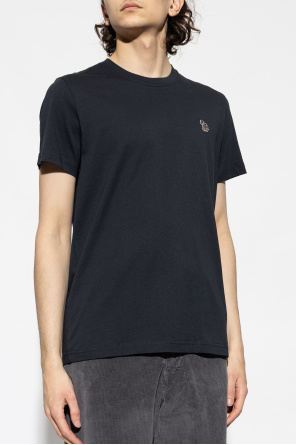 PS Paul Smith T-shirt z naszywką z logo