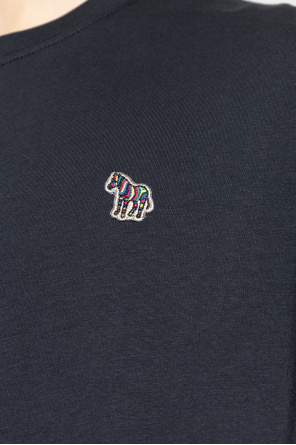 PS Paul Smith T-shirt z naszywką z logo