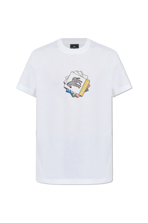 Camiseta con estampado de colores
