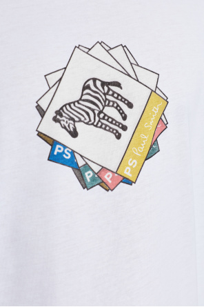 PS Paul Smith Camiseta con estampado de colores