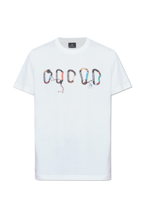 T-shirt with colorful print