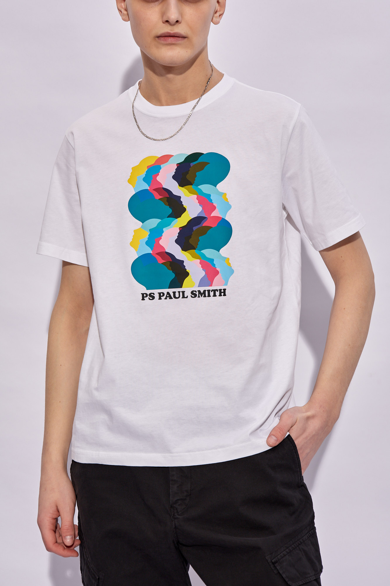 PS Paul Smith T-shirt amp z nadrukiem