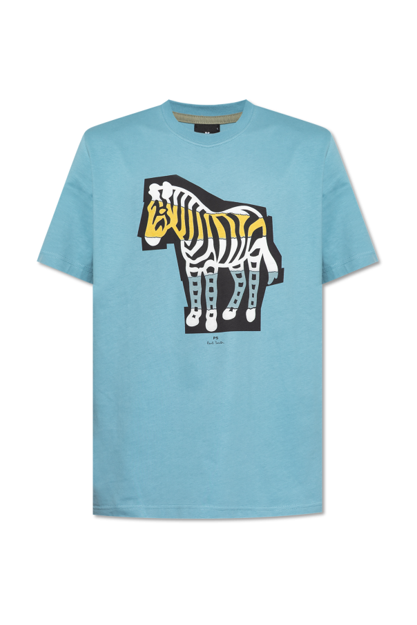 T-shirt with colorful print od PS Paul Smith