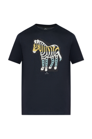 T-shirt z kolorowym nadrukiem