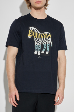 PS Paul Smith T-Shirt mit buntem Aufdruck
