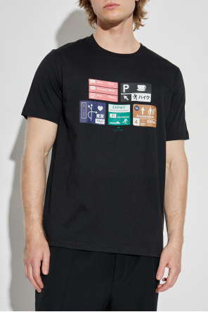 PS Paul Smith T-Shirt mit buntem Druck