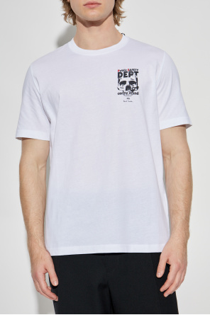 PS Paul Smith T-Shirt mit buntem Aufdruck