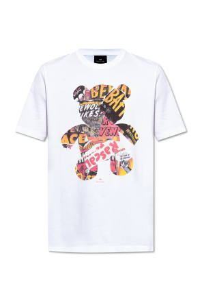 T-shirt z kolorowym nadrukiem